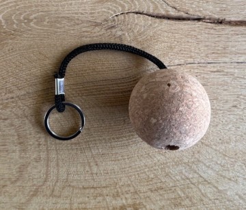 Kurk sleutelhanger drijvend