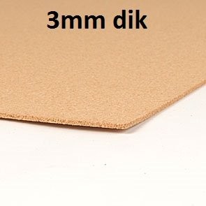 Kurkplaat industrie 3mm 45x30cm