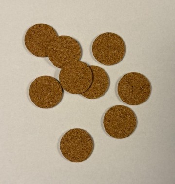 Kurkschijfjes 20mm