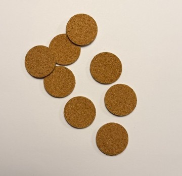 Kurkschijfjes 30mm 2